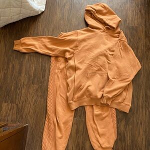 Rustic Orange Matching Sweat Set